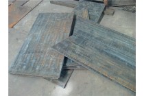 耐磨钢板堆焊工艺耐磨板给煤机衬板尺寸形状定做